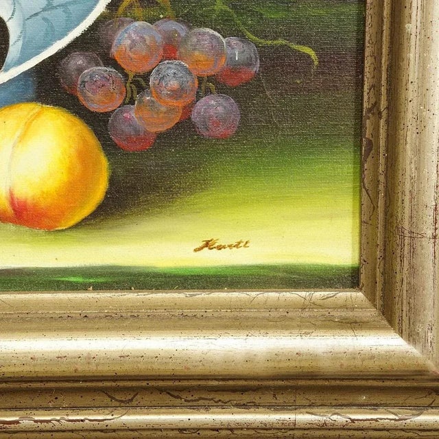 1950s German Artist, Still Life with Fruits, Oil on Canvas, 1950s, Framed For Sale - Image 5 of 9