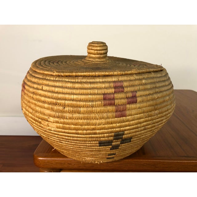Vintage Native American Woven Basket From Alaska Chairish