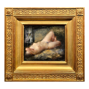Grigory Gluckmann - Reclining Nude Female - Oil Painting