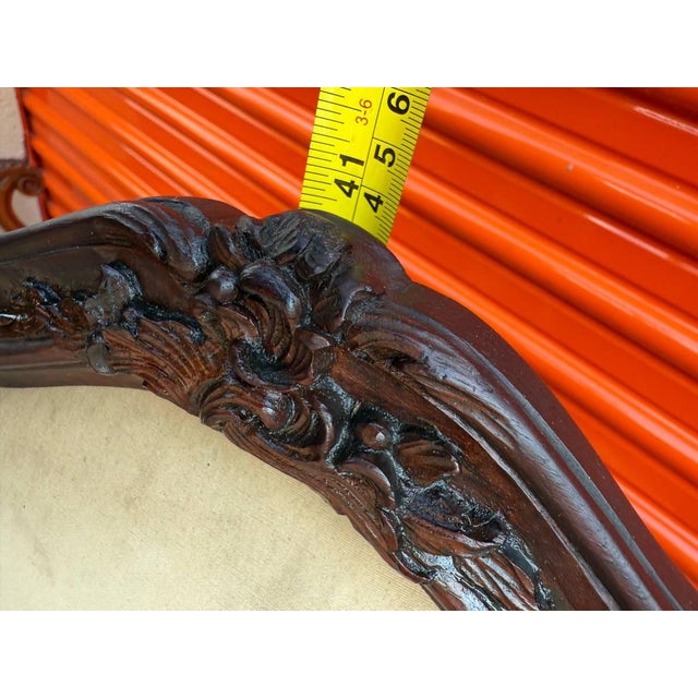 Early 20th Century Pair of 19th Century Louis XV Style Walnut Side Chairs For Sale - Image 5 of 17