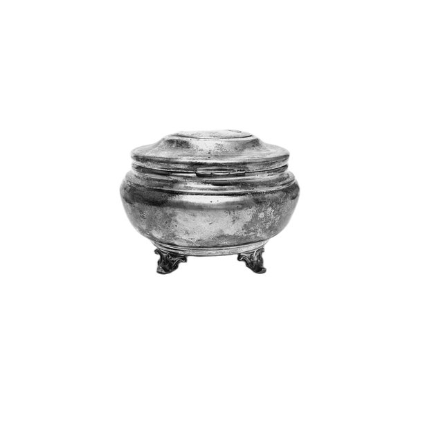 Art Deco Silver Sugar Bowl, 1950s For Sale - Image 13 of 13