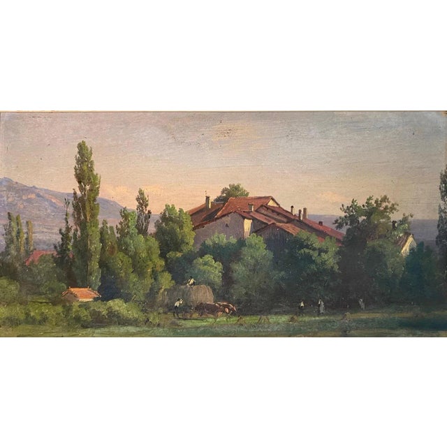 Oil on cardboard sold with frame Total size with frame 24x39 cm Jean-Philippe GEORGE-JULLIARD is an artist born in...