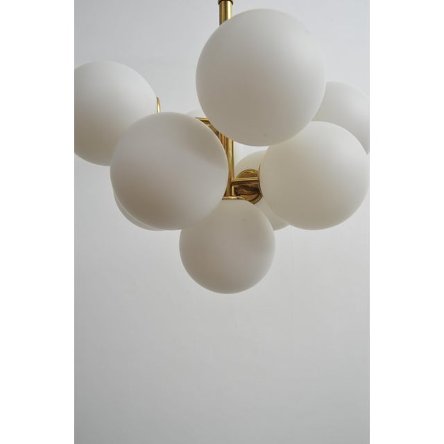 Model 2720 Ceiling Lamp with Glass Spheres by Eva Renée Nele Bode for Temde, 1950s For Sale - Image 11 of 15