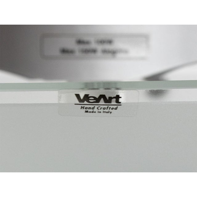 VeArt handcrafted Italian murano glass lamp, multi colour. This piece has an attribution mark, I am sure that it is...