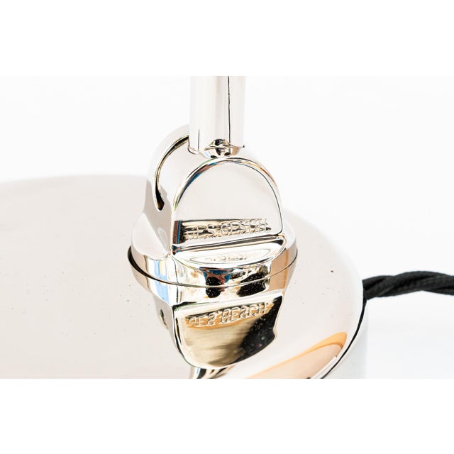 Metal Bauhaus Nickel-Plated Swiveling Banker's Table Lamp, Germany, 1920s For Sale - Image 7 of 18