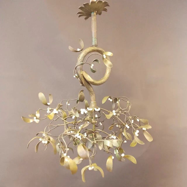 Art Nouveau Mistletoe Candlestick, France, 1910s For Sale - Image 3 of 11