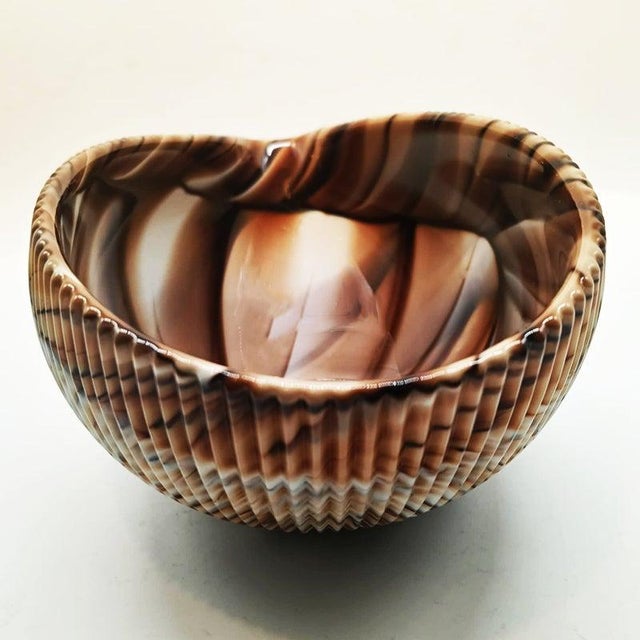 Vintage Italian Shell Ashtray in Murano Art Glass, 1960s For Sale - Image 10 of 14