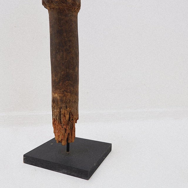 African Lobi Head Altar from Burkina Faso, 20th, 1950s, Metal and Wood For Sale - Image 12 of 15