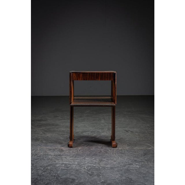 Brown Architectural Side Table, 1920s For Sale - Image 8 of 16