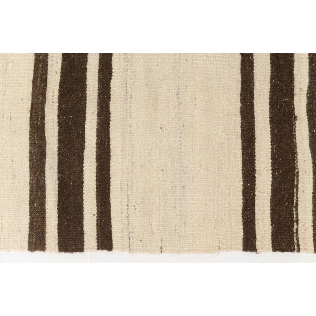 Vintage Wool Stripe Kilim Runner For Sale - Image 6 of 10
