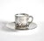 Georgian Silver Luster Coffee Cups & Saucers - Service for 6 For Sale - Image 4 of 12