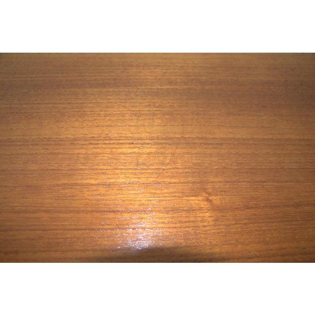 Brown 1960s Dyrlund Danish Mid Century Teak Tambour Door Credenza For Sale - Image 8 of 11