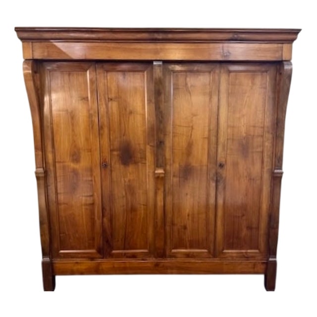 Wardrobe in Walnut, 1810s For Sale
