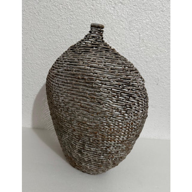 American Craft Studio Handmade Sculpture Welded Bronze Kinetic Vessel Op Art For Sale - Image 17 of 18