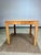 Tan Vintage Henredon Scene Two Burlwood Parsons Dining Table For Sale - Image 8 of 12