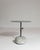 Charcoal 21st Century Poland Deep Charcoal Grey Round Stone-Base Side Table For Sale - Image 8 of 10