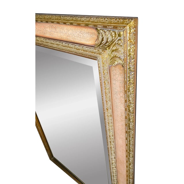 Wood Beveled Wall Mirror 1999 For Sale - Image 7 of 11