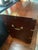 Mid 20th Century Solid Wood Campaign 3-Drawer Dresser / Bedside Table / End Table - Set of 2 For Sale - Image 15 of 17