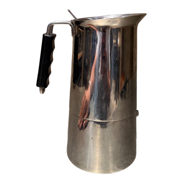 Vintage Gaggia Stainless Steel Stovetop Espresso Maker Inox Moka Pot For Sale