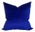 Royal Blue Performance Velvet Pillow Cover, 20x20 Pillow For Sale