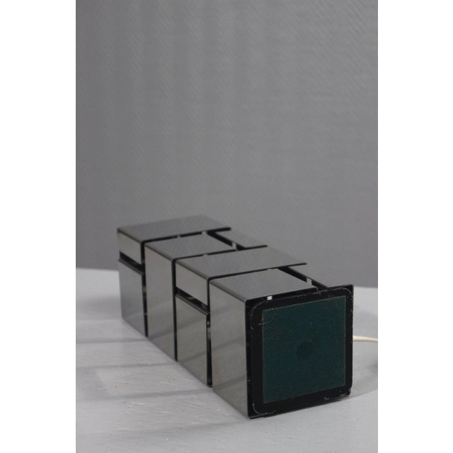 Metal Vintage Chromed Lamp Base by Curtis Jeré, 1970s For Sale - Image 7 of 10