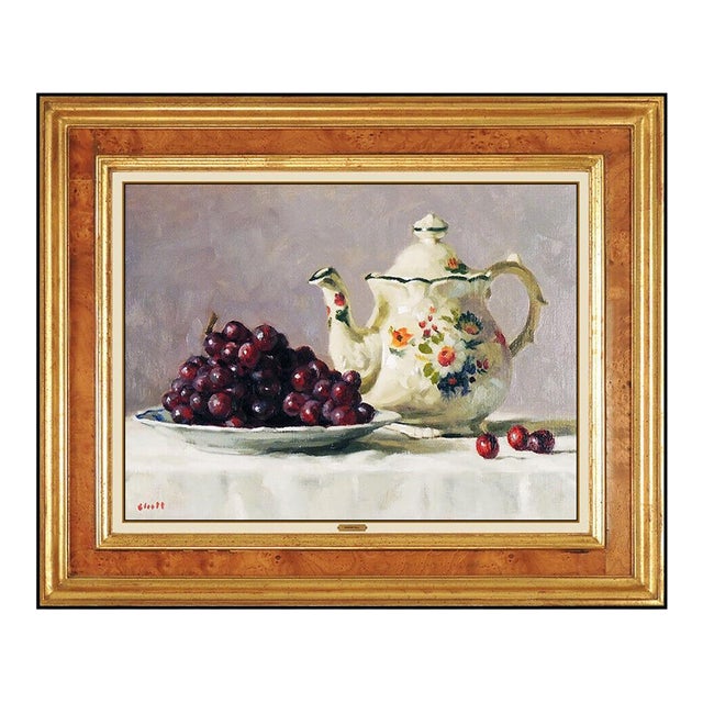 Late 20th Century Still Live with Grapes, Gregory Stewart Hull For Sale