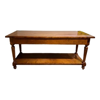 Baker Furniture Co. 18th C Style French Country Console Table For Sale