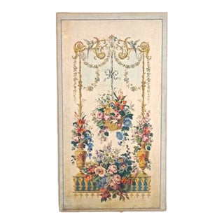 Antique Aubusson Tapestry Wall Panel For Sale