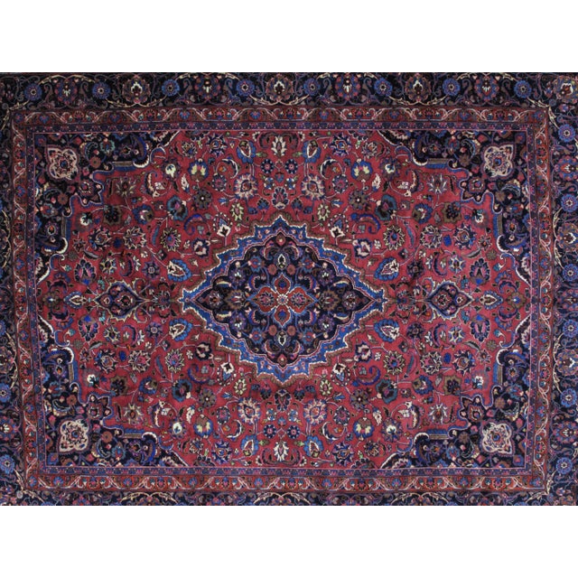 Persian 1970s Vintage Persian Khorassan Rug - 9′9″ × 12′9″ For Sale - Image 3 of 7