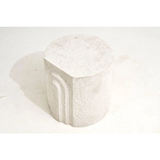 Postmodern Plaster Side Table, 1970 For Sale - Image 4 of 8