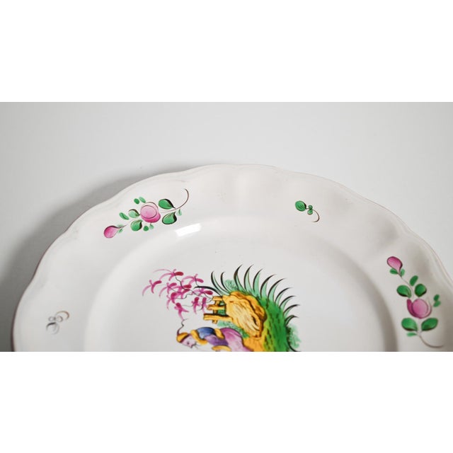 Chinoiserie Early 20th Century St. Clement Chinoiserie Plate For Sale - Image 3 of 7