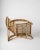 Tan Midcentury Rattan Lounge Chair in the Style of Audoux Minet, France, 1960s For Sale - Image 8 of 13