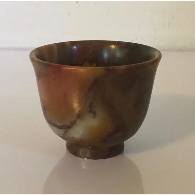 Antique 19th Century Chinese Carved Agate Stone Wine Cup For Sale - Image 11 of 13