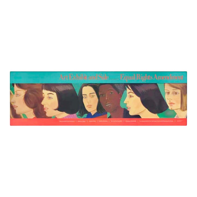 1970s Original Vintage Alex Katz Exhibition Poster for Equal