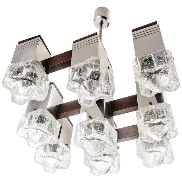 Cubic Chandelier by Gaetano Sciolari, 1970s For Sale - Image 15 of 15