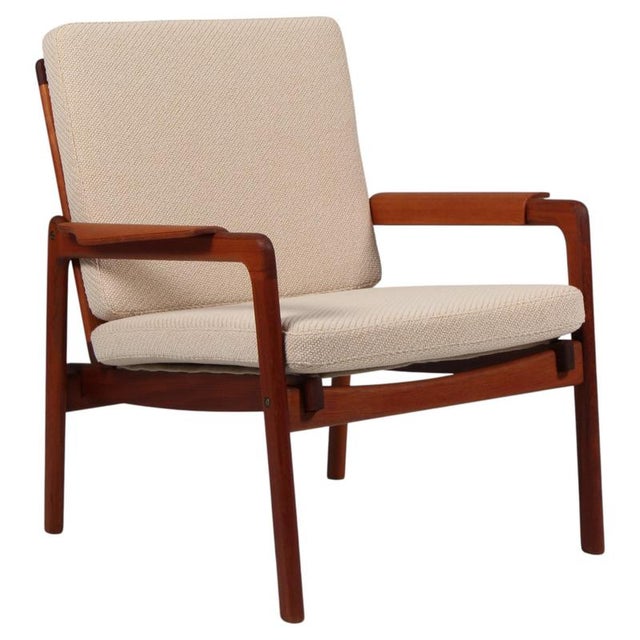 Vintage Danish Lounge Chair in Teak by Tove & Edvard Kindt Larsen, 1960s For Sale - Image 9 of 9