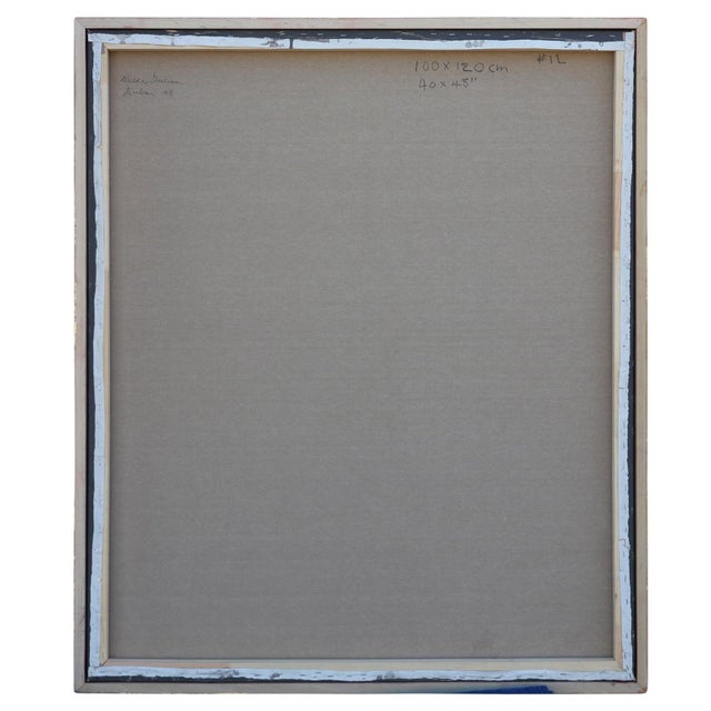 Nelda Gilliam Minimal Grey Contemporary Linear Painting, 2008 For Sale In Houston - Image 6 of 6