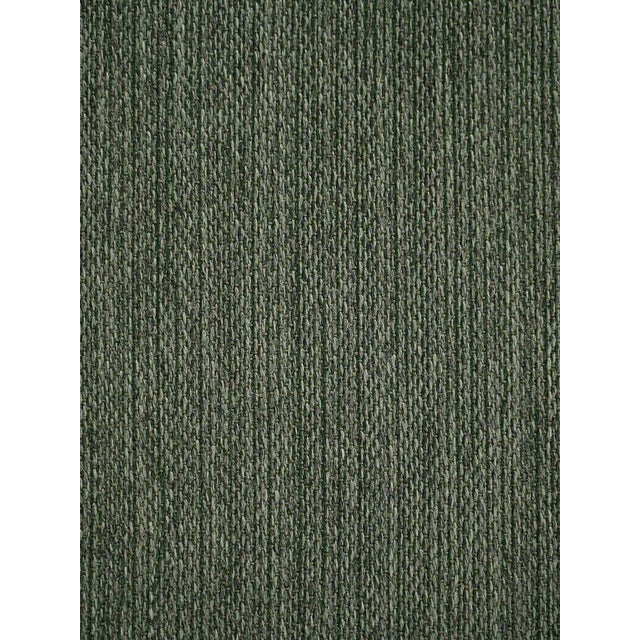 1950s Scandinavian Armchair in Oak and Sage Green Wool, 1950s For Sale - Image 5 of 11