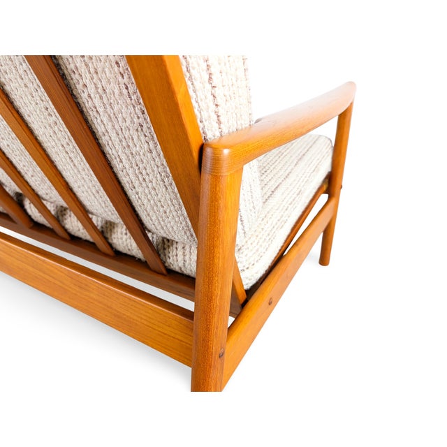 Mid-Century Danish 3-Seater Sofa in Oak For Sale - Image 10 of 11