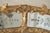 Victorian Vintage Hollywood Regency Gold Gilt Oval Mirror W / Etched Floral Bevel Glass Border, Leaf & Acorn Ornate Frame- 50" For Sale - Image 3 of 18