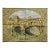 26" X 42" French Wall Hanging Tapestry Jacquard Ponte Vecchio Bridge Landscape For Sale