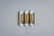 Triple Cylindrical Wall Lamps in Brass with Perforated Shades, 1970s, Set of 2 For Sale - Image 10 of 14
