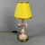 Rococo Style Porcelain Table Lamp with Flower Relief from Bassano, 1970s For Sale - Image 4 of 12