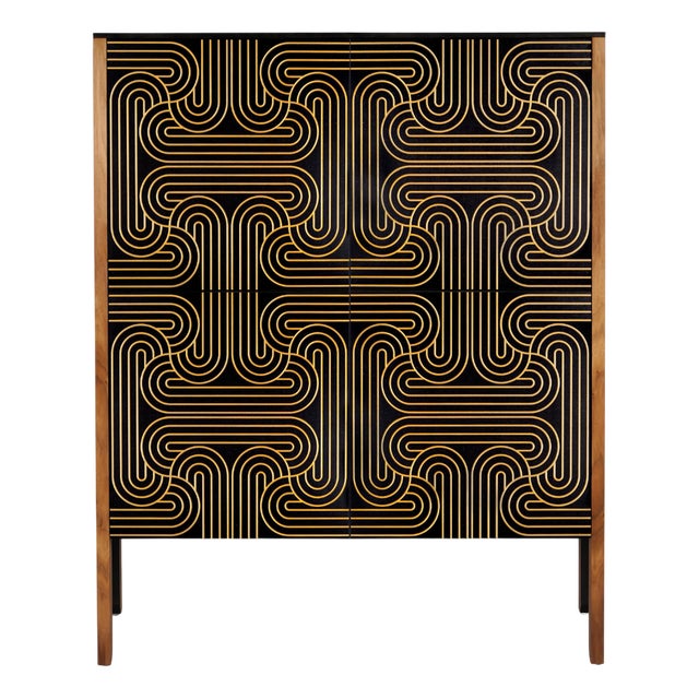 Loop Cabinet with Four Doors by Nell Beale For Sale
