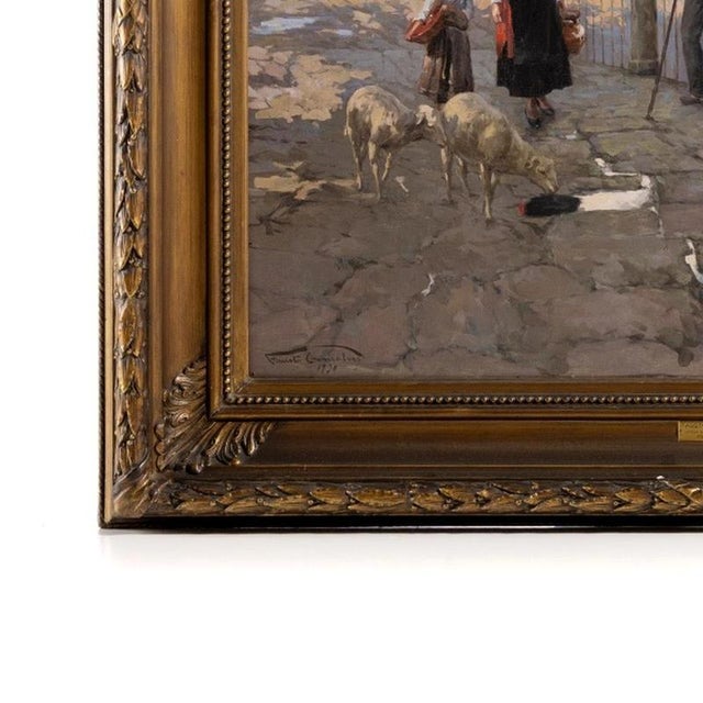 Fausto Gonçalves, Chapel of the Guardian Angel, 1920, Oil on Canvas, Framed For Sale - Image 3 of 6
