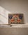 An exceptional and charming 1950s Scandinavian folk art yarn painting (Garnmålning), likely of Swedish origin. This unique...