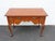 Early 1900s Ball and Claw Feet Burlwood Writing Office Desk 6392 For Sale - Image 13 of 18