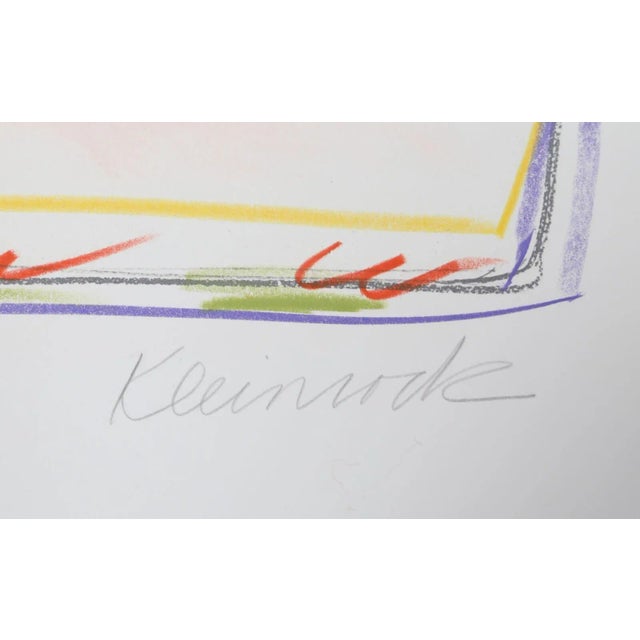 A lithograph by American artist Sybil Kleinrock from 1978 that is titled "Midway I-F". It is signed and numbered 20 in...