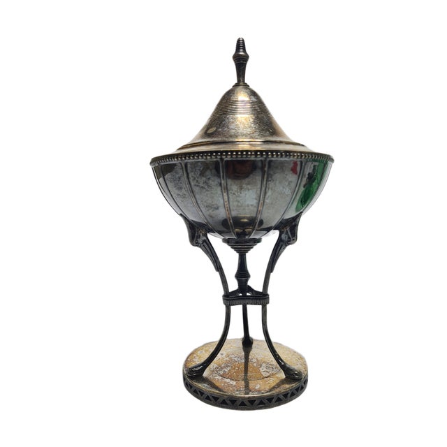 Metal Empire Sugar Bowl, France, 1900s For Sale - Image 7 of 8