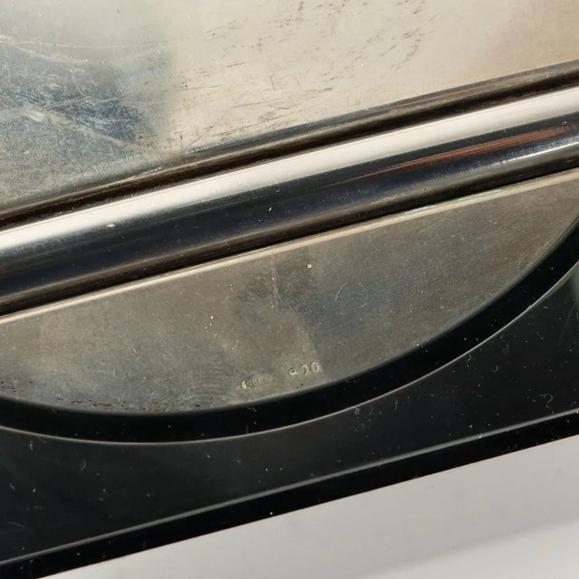 Metal Opi Ice Bucket in Acrylic Glass and Silver by Cini & Nils Milano For Sale - Image 7 of 9